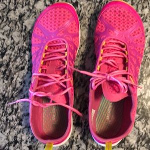 Hot Pink Merrell Performance tennis shoes